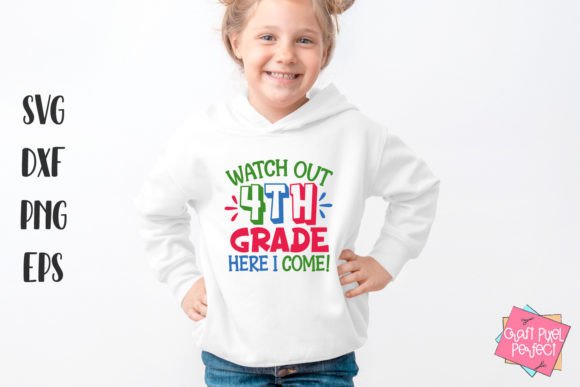 4th Grade Tshirt SVG & Back to School SVG