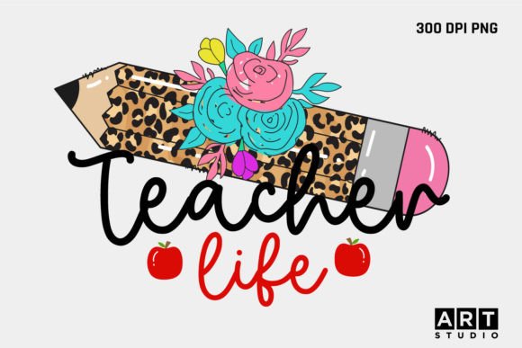 Back to School Teacher Life Sublimation
