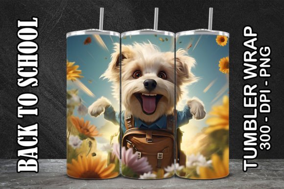 Dog Back to School Tumbler 3