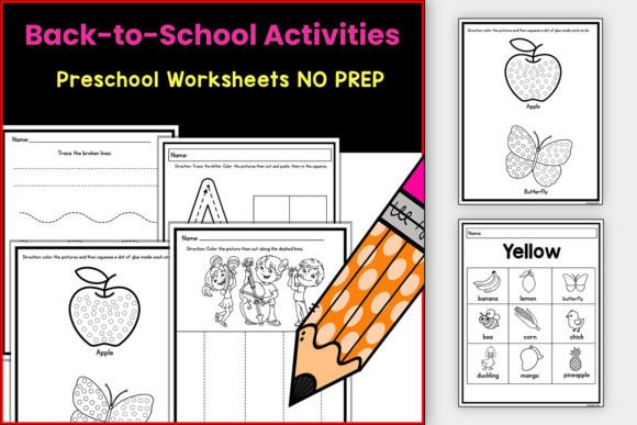 Preschool Back to School Pack for Kids