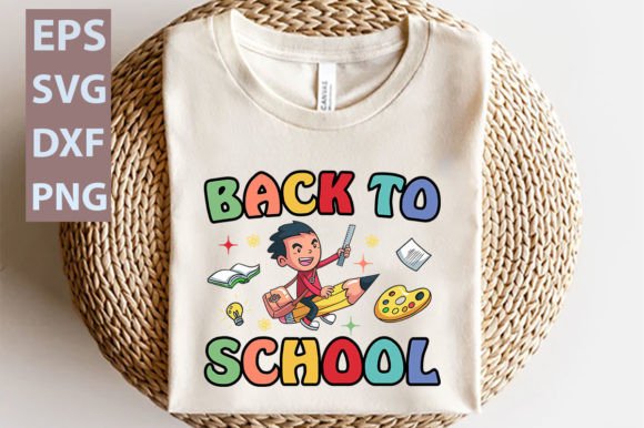 Retro Back to School SVG Design
