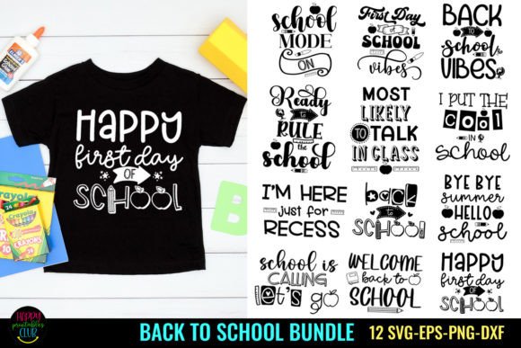 Unlock Creative Scalability with the Back to School SVG Bundle I First Day